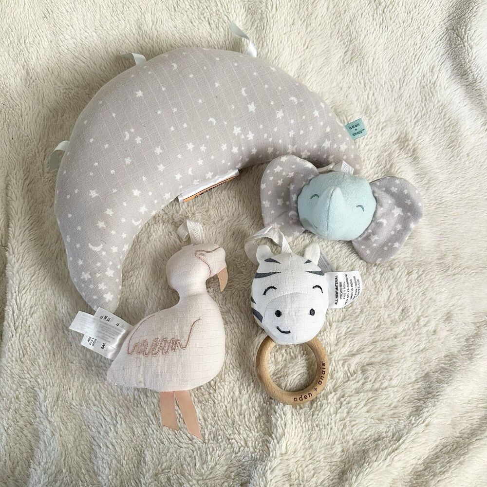 Aden And Anias Play Discover Baby Gym Toy Accessories Pillow Dangle Plush